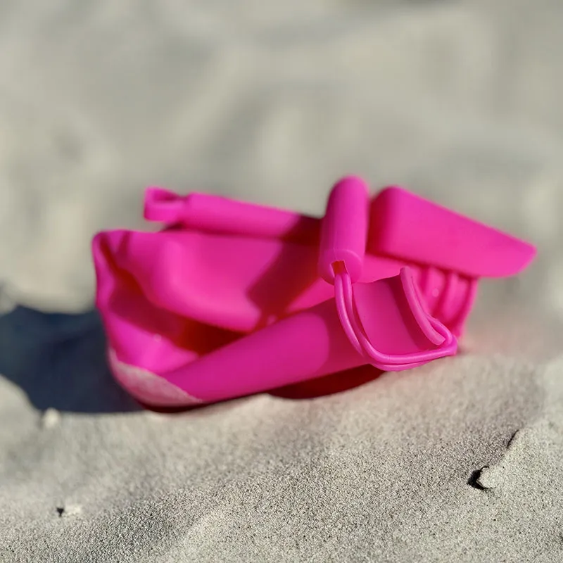 Seau de plage + Pelle Silicone-4