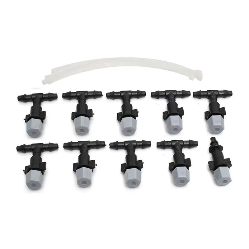 Kit brumisateur pulvérisateur ext. 25pcs - Noir/Vert-8