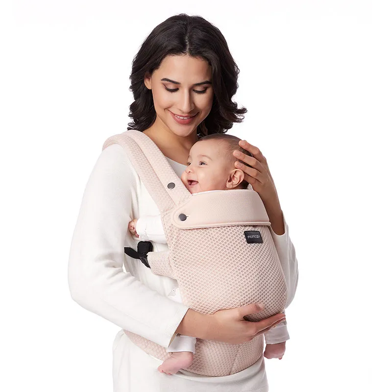 Porte-bébé maille respirante Rose - 0m+-2