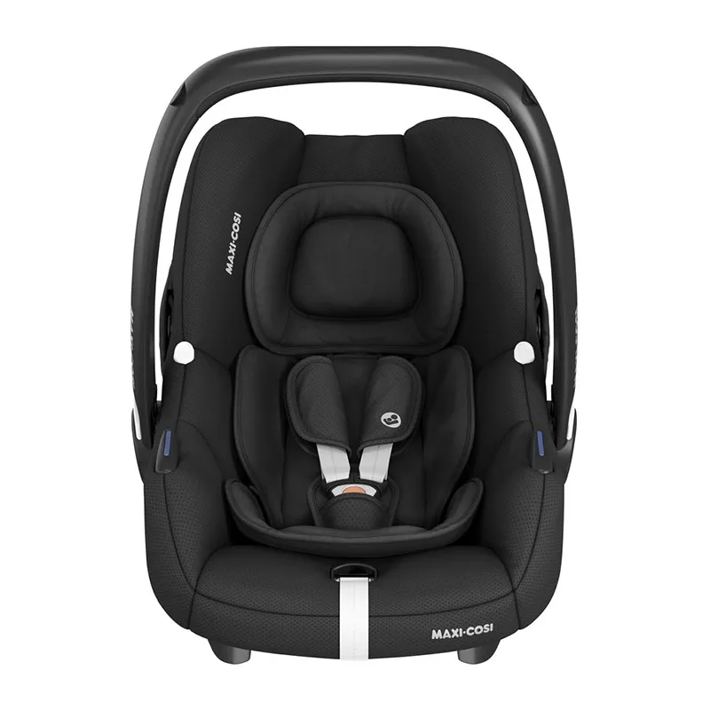 Trio Poussette Compacte Leona + Cosi Cabriofix + Nacelle Oria + Base Isofix + Adaptateurs Noir - 0m+-15