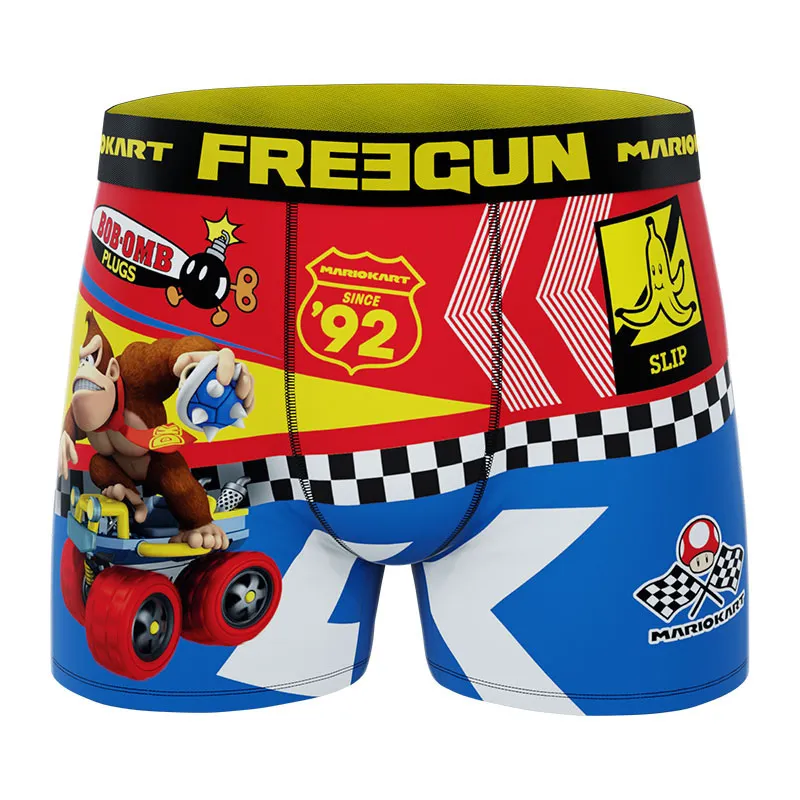 4 Boxers Garçon Super Mario Kart - Jaune/Rouge/Noir/Bleu-6
