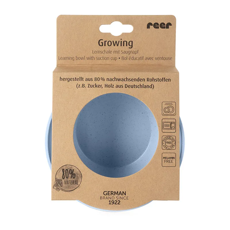 Bol d'apprentissage avec ventouse - Bleu-4