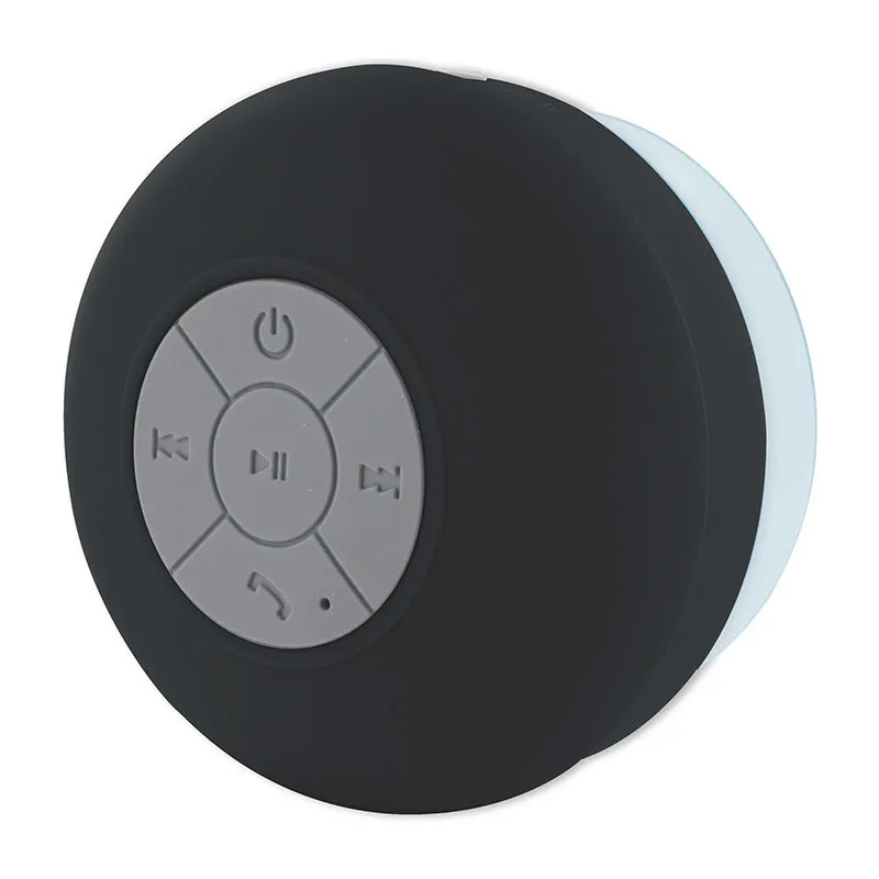 Enceinte Bluetooth étanche Noir - 8,5x8,5x5cm-0