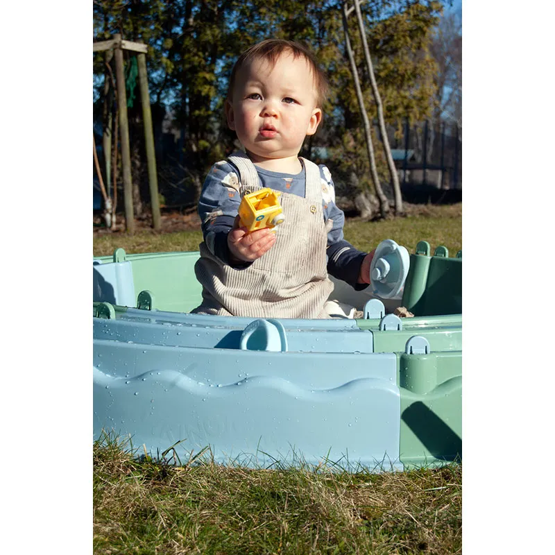 Bac à sable et à eau Plastique recyclé Ø135cm - 12m+-2