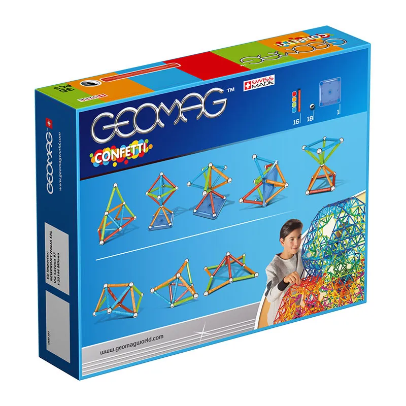 Jeu de construction magnét. Confetti 35pcs - 3+-1