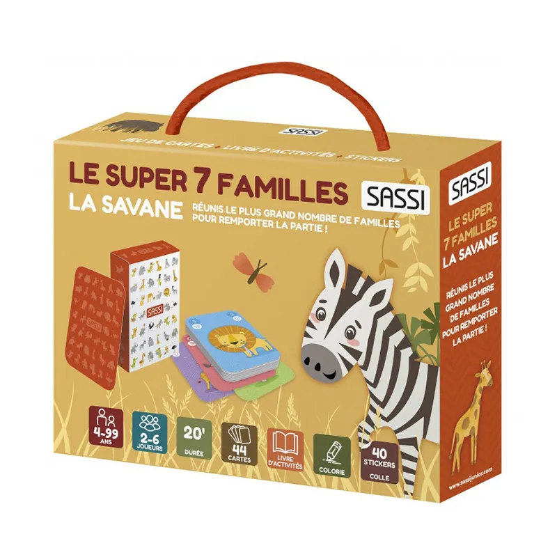 Jeu Le super 7 familles La savane - 4+-0