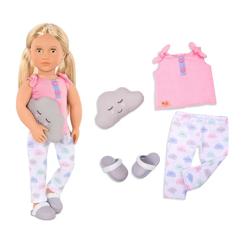 Tenue Pyjama Nuage - Poupée 46cm-1