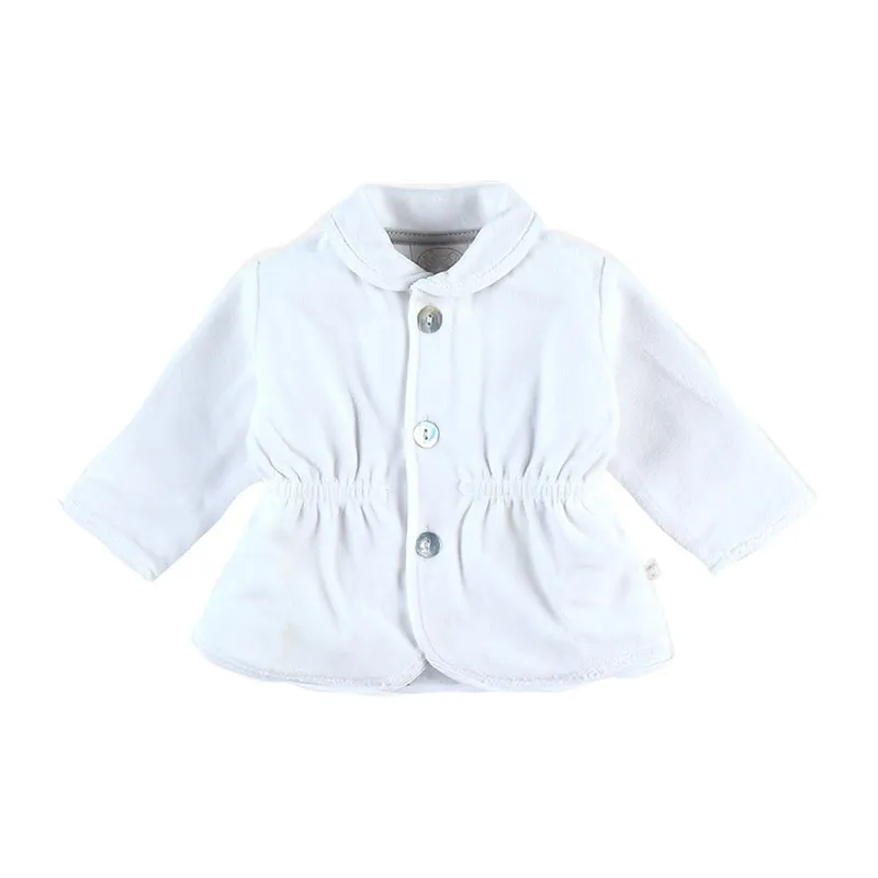 Veste velours Lola - Blanc-0