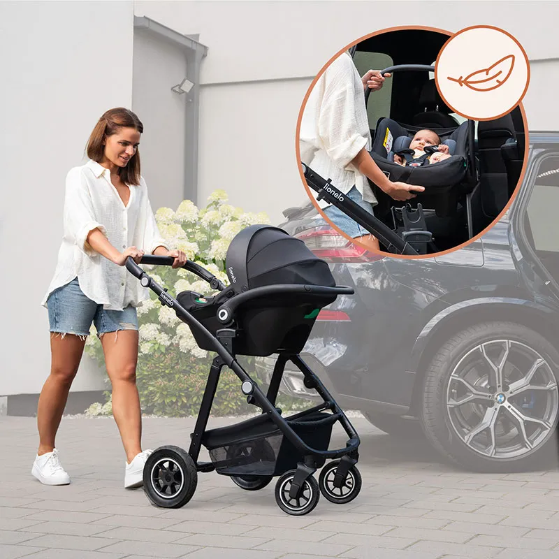 Siège-auto I-Size Astrid 40-87cm - Noir/Gris-8