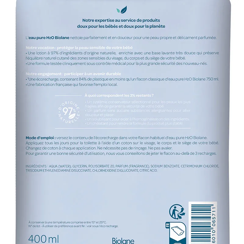 2 Eco-recharges Eau Pure H2O - 2x400ml-1