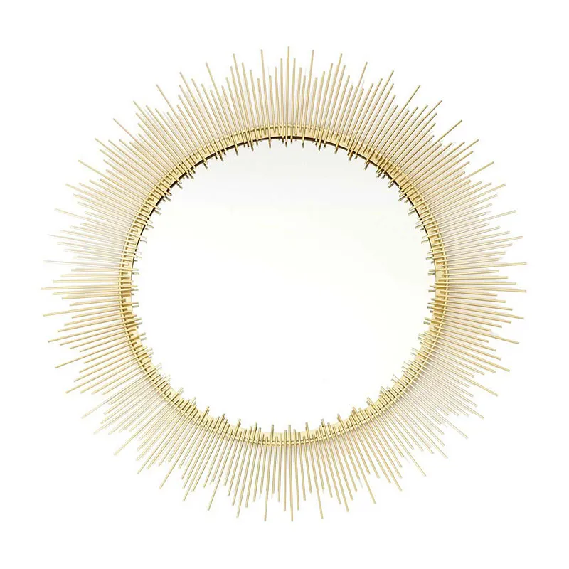Miroir Soleil design Royal Doré - ø60cm-0