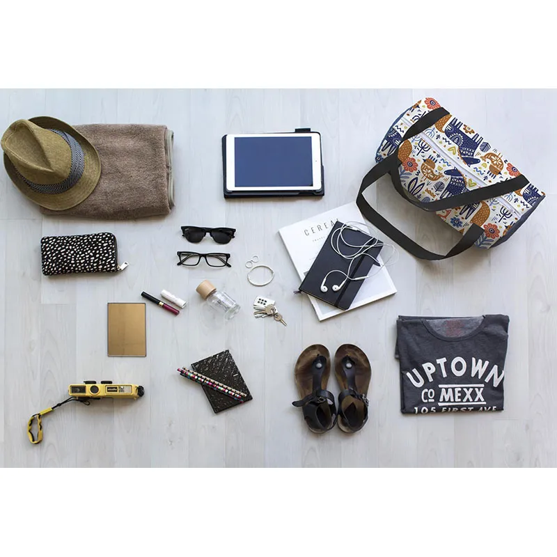 Sac weekend Loose Nordique - 20x40x20cm-1
