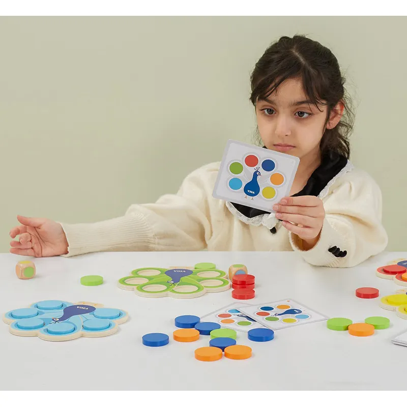Jeu de couleurs Paon 62pcs - 36m+-3