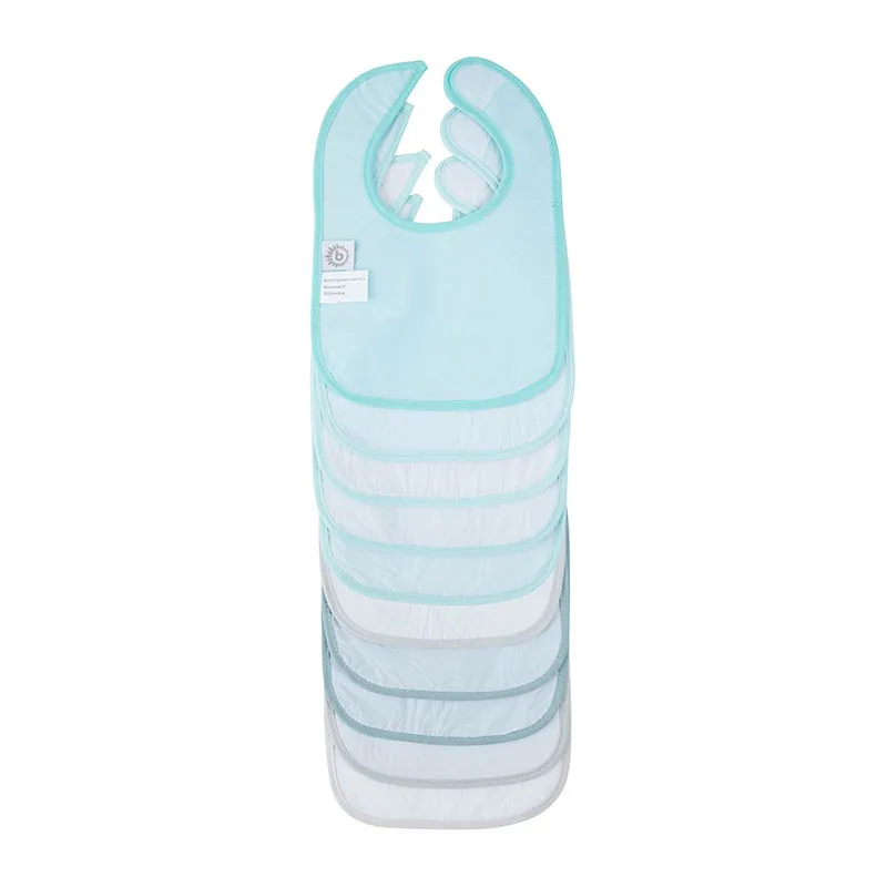 10 Bavoirs imperméable Velcro - 0m+-4