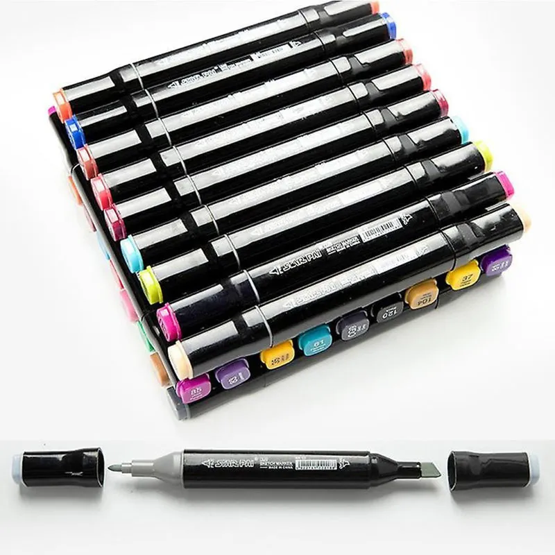 Marqueurs acrylique à double pointe - 30pcs-21