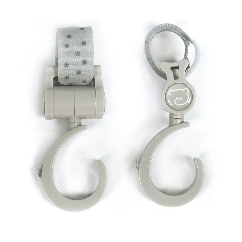 Crochet pour Poussette Gris-0