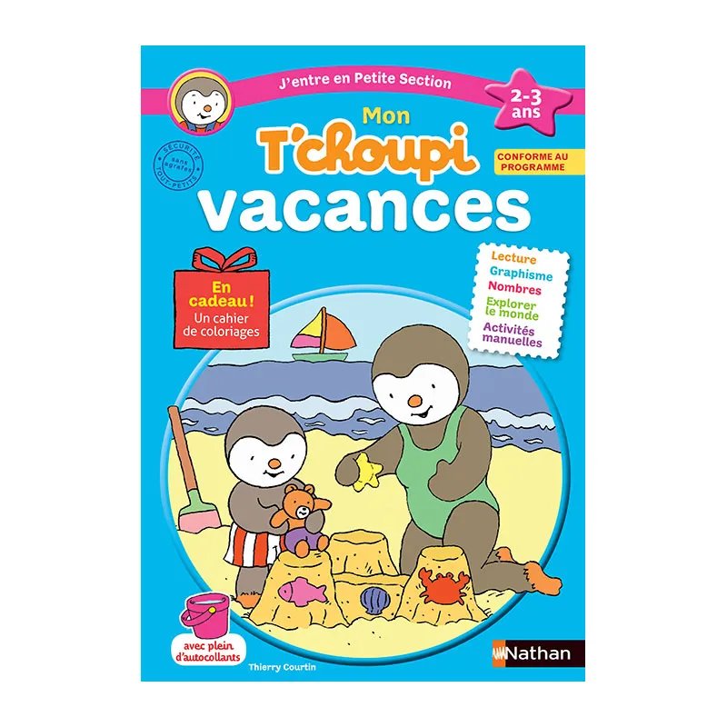 Mon T'Choupi Vacances Petite section - 2-3+-0