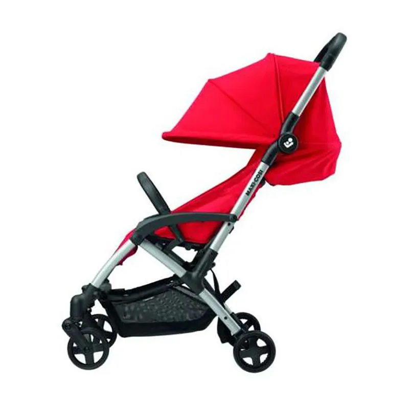 Trio Poussette Compacte Laika 2 Nomad Red + Cosi Rock sans base + Nacelle Laika - 0m+-3