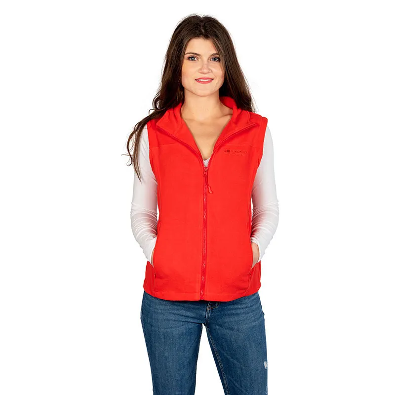Veste polaire sans manches Vera Femme - Rouge-0