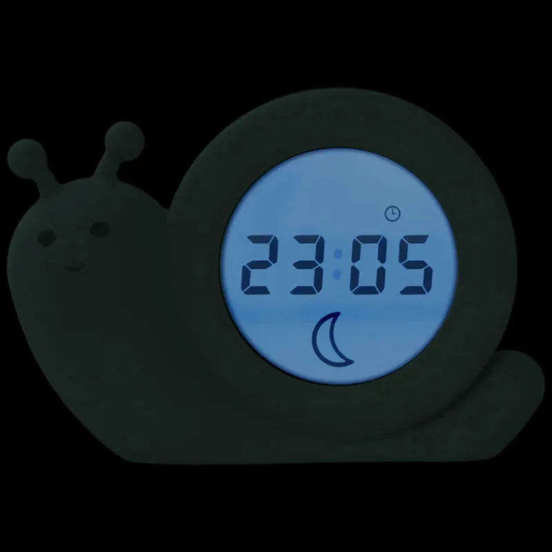 Réveil éducatif jour/nuit Escargot - Vert-6