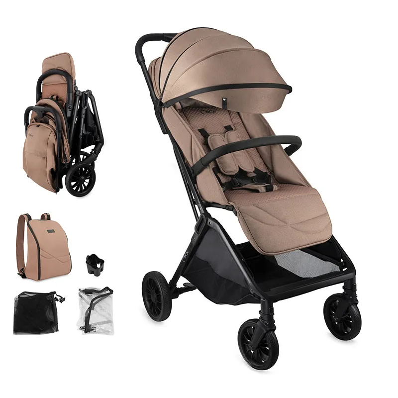 Poussette Compacte Andrea Marron - 6m+-0
