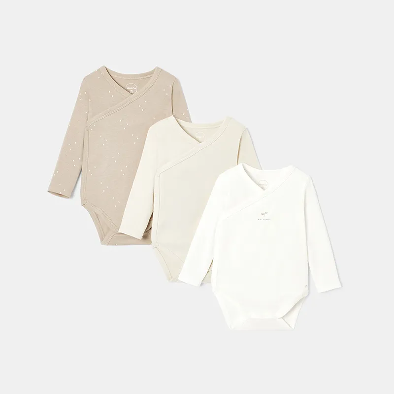 Body ML Coton BIO Mixte - Beige mulot-0