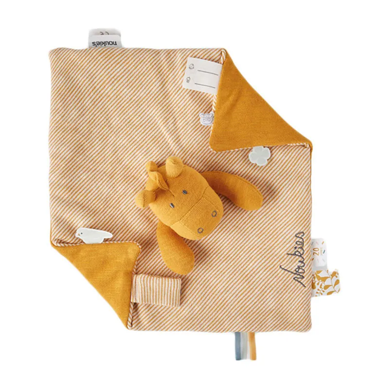 Doudou N&P&L Paco Ocre Noukie's - 27x27x7cm-3