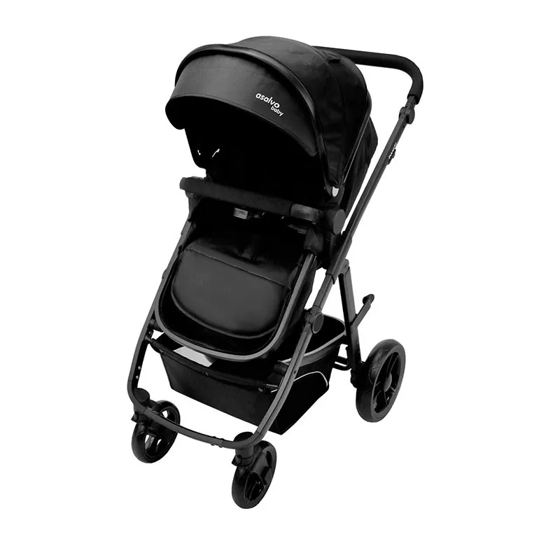 Duo Poussette convertible Two+2 + Coque Noir - 0m+-1