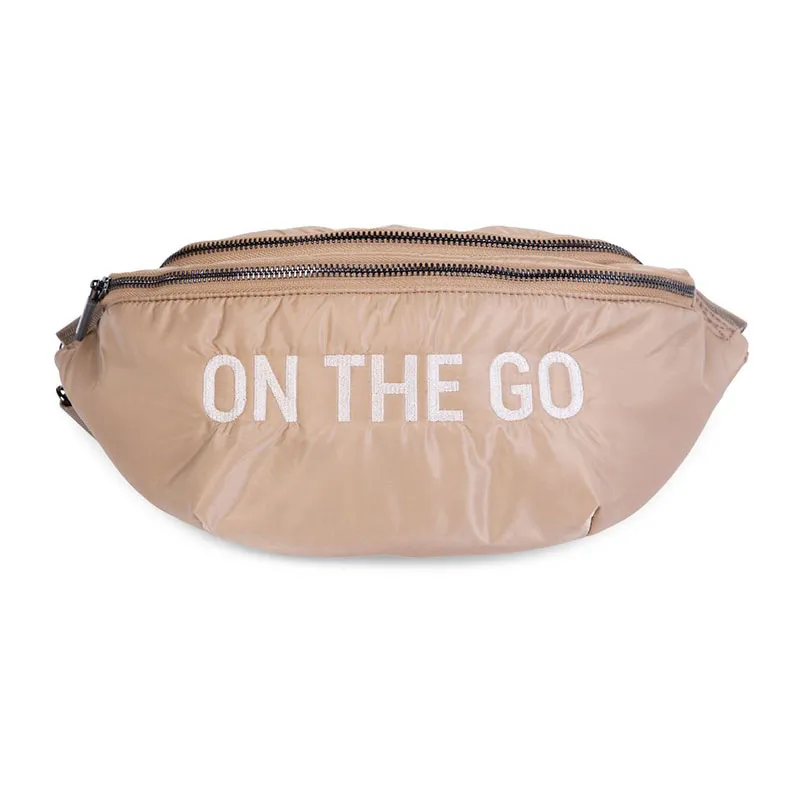 Sac banane On The Go Matelassé Beige - 34x12x16cm-1