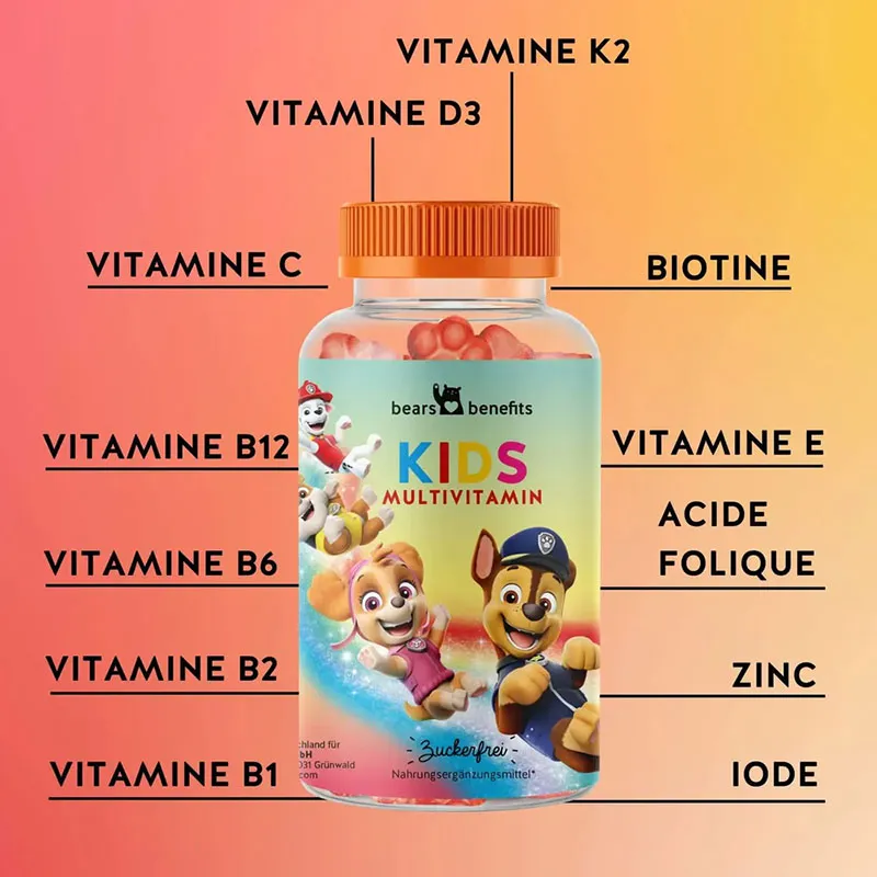 Pat'Patrouille Complexe Multivitaminés Enfant - 60 Gummies-1