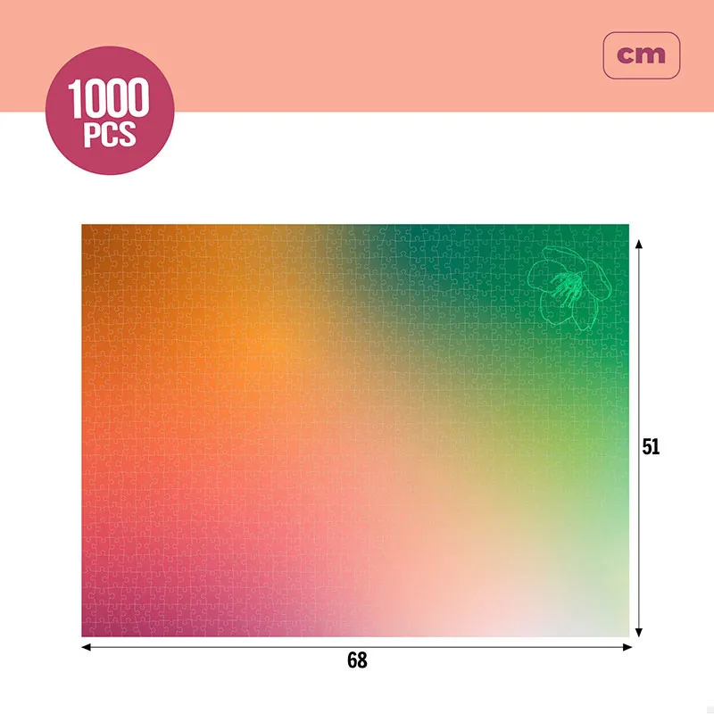 Puzzle des couleurs Printemps 1000pcs - 10+-1