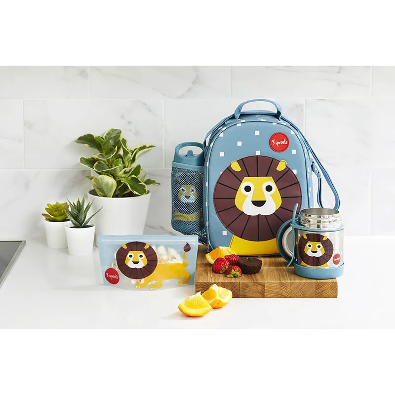 Lunch bag Lion - 27x20x9cm-5