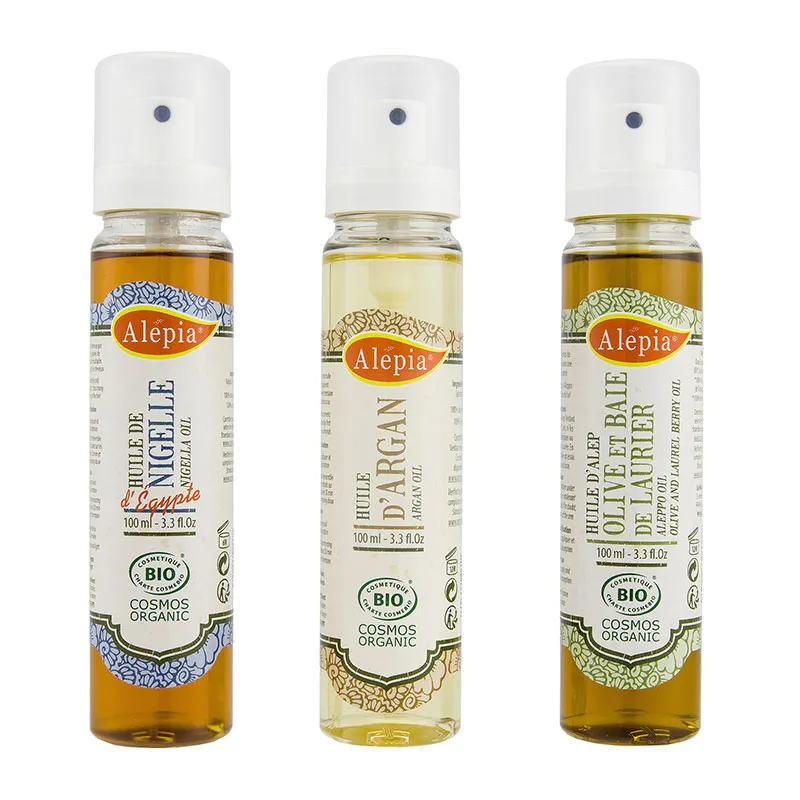 3 Huiles Nigelle, Argan et Alep BIO - 3x100ml-1