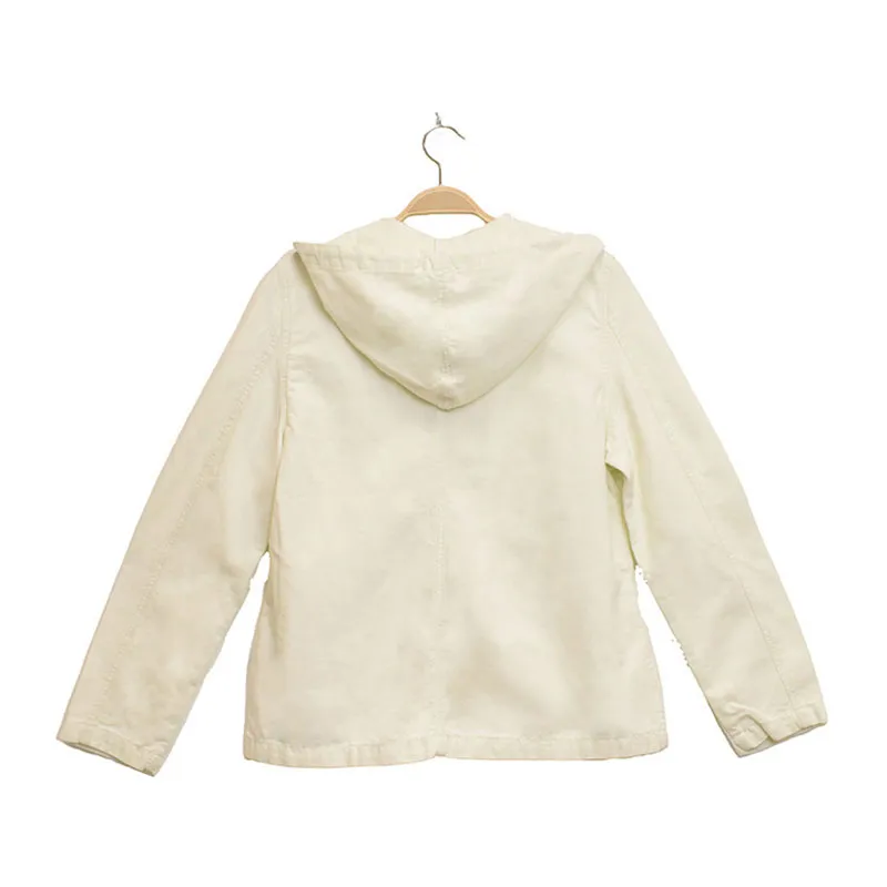 Veste zippée  femme Zoyla - Ecru-1