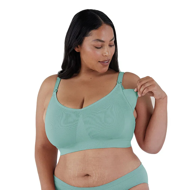Soutien-gorge d'allait. Durable Body Silk Sans couture Full Cup - Jade - BRAVADO DESIGN-4
