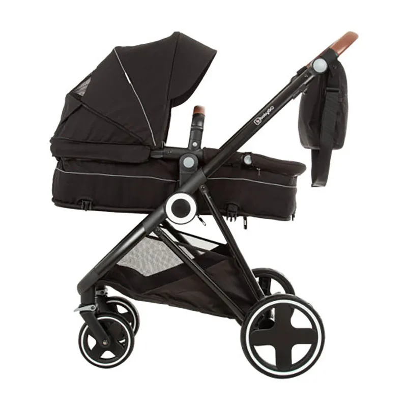 Trio Poussette transformable + Coque Gr.0+ Halime Anthracite/Noir - 0m+-8