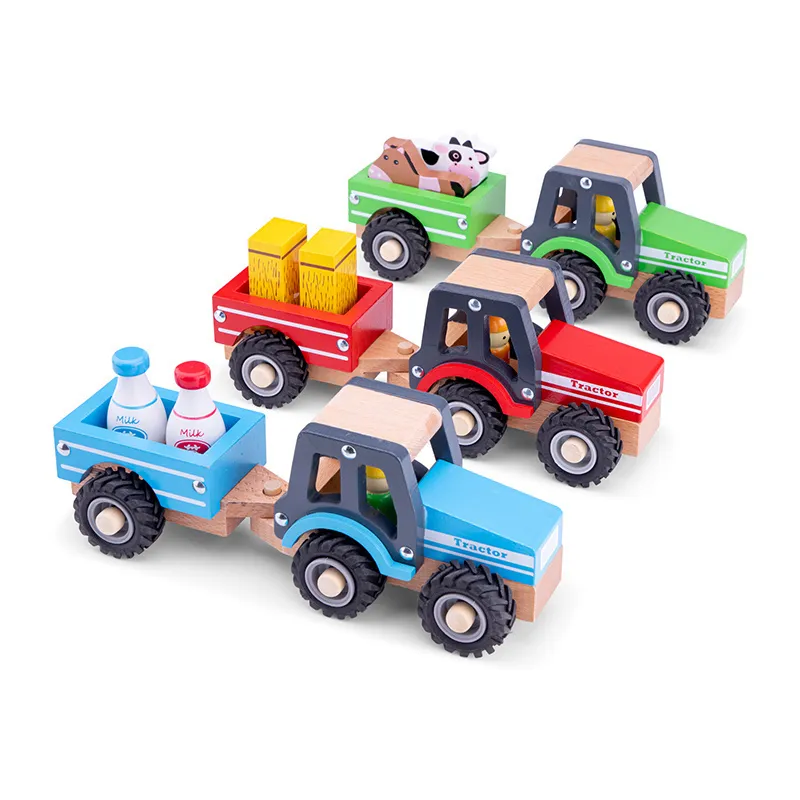 Tracteur avec Remorque + Bottes de Paille - 18m+-7