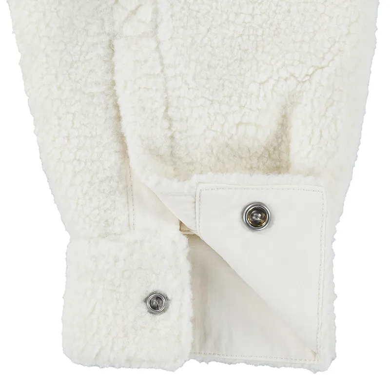 Veste sherpa Enfant Trucker - Egret-5
