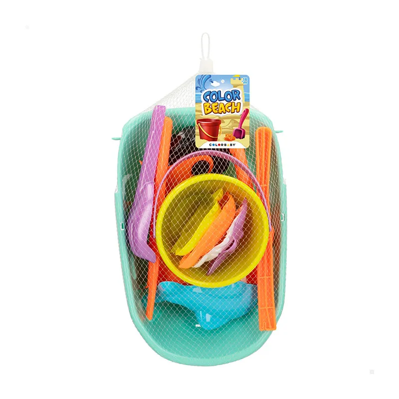 Set de jouets de plage Brouette 10pcs - 18m+-3