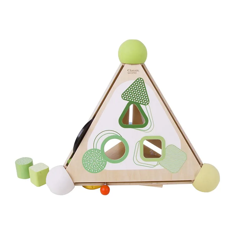 Pyramide d'éveil Bois 6pcs - 24m+-2