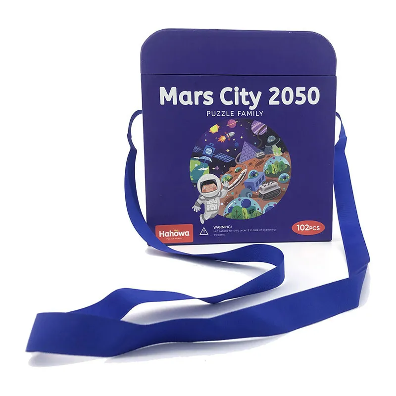 Puzzle circulaire Mars City 102pcs - 36m+-7
