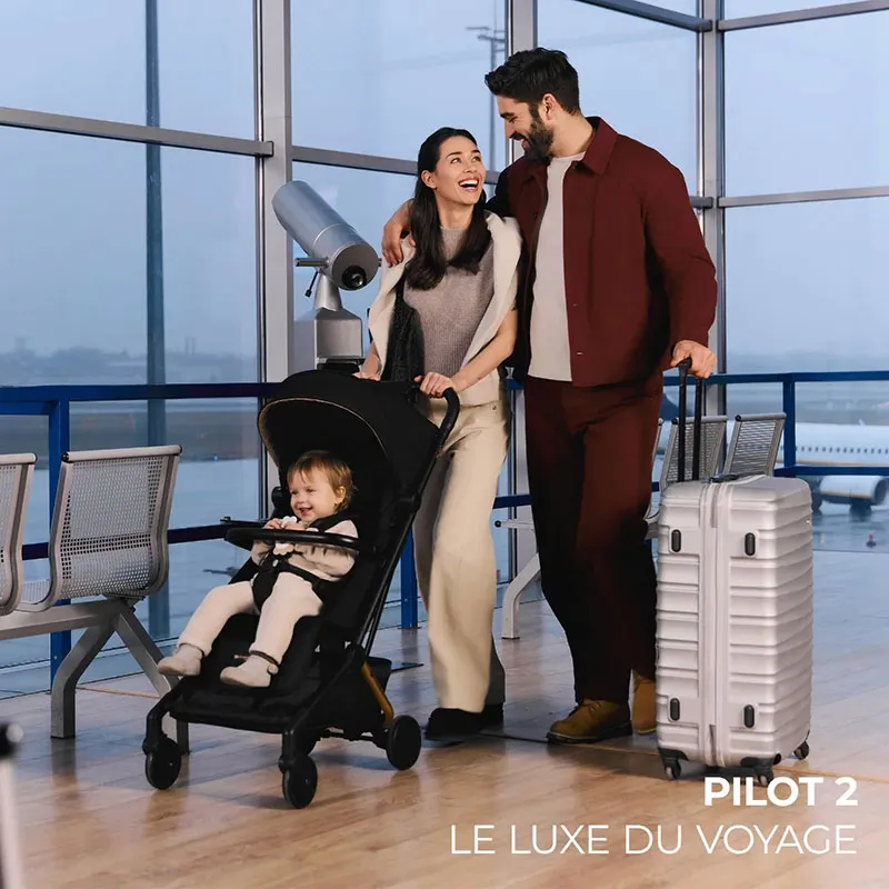 Poussette Compacte cabine Pilot 2 Gris - 0m+-2