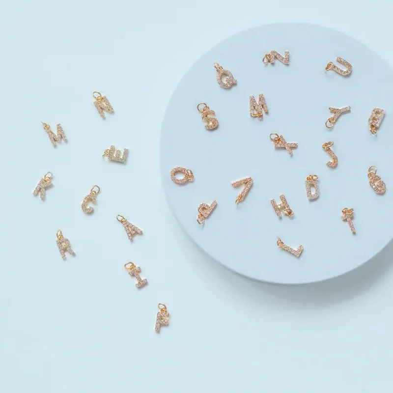 Charm Alphabet - Plaqué Or-1
