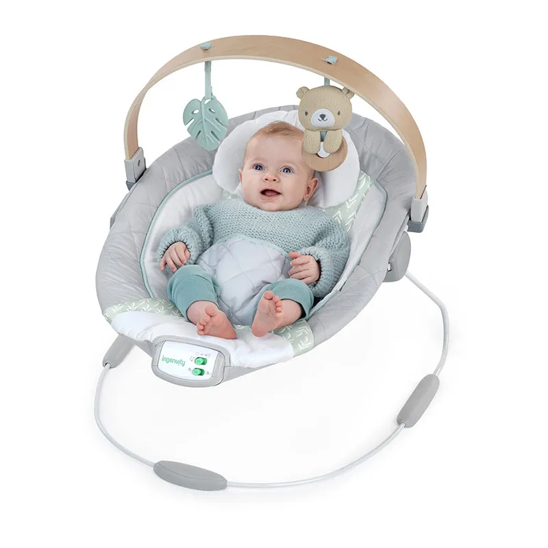 Transat musical avec arc d'activités en bois Cozy Spot - 0m+-1