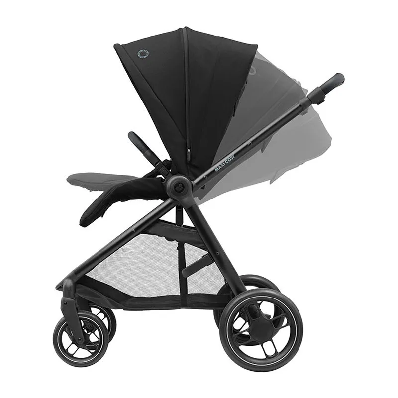 Duo Poussette Compacte Street + Cosi Pebble S + Base Famylifix S + Adaptateurs Black - 0m+-3