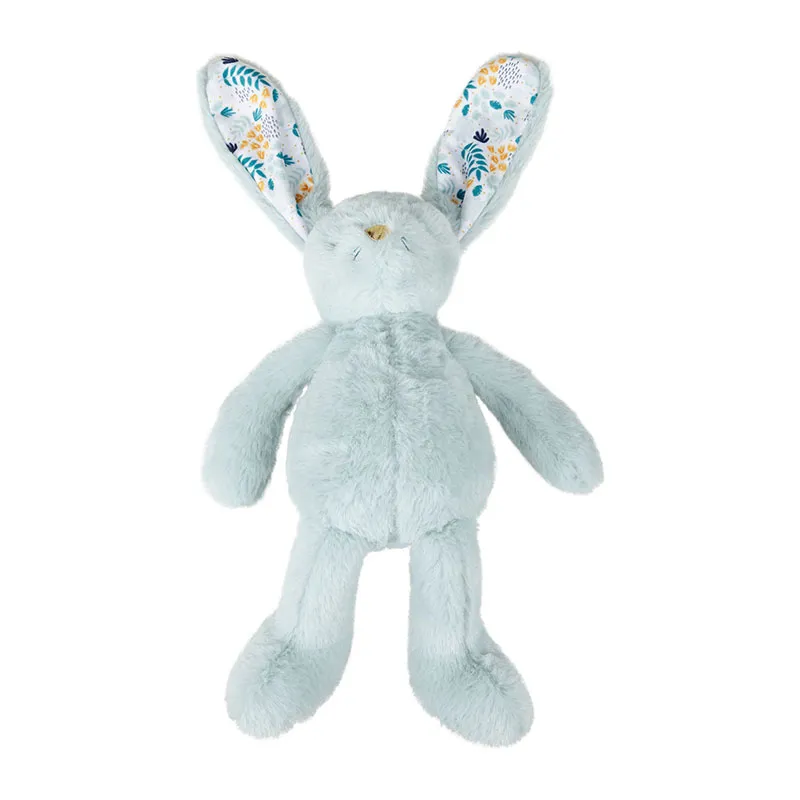 Peluche Lapin Bleu - 21,5x15x33cm-0