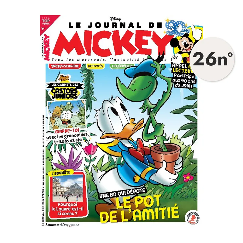 Abo.6m Le Journal de Mickey 26n° - 7-14+-0