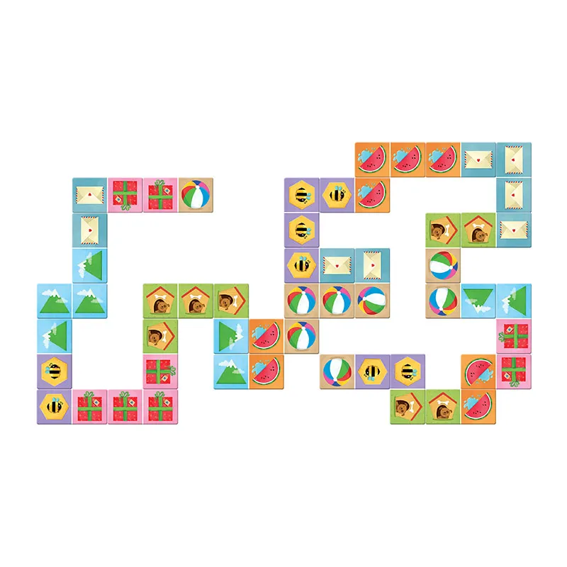 Joue et apprends, Domino formes - 36m+-2