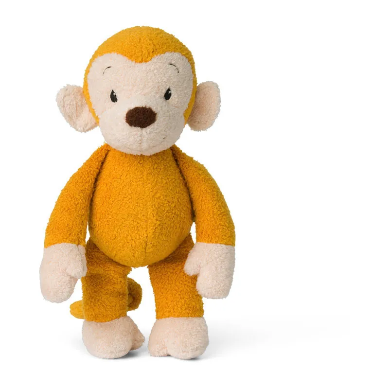 Peluche Singe Mago Jaune - 23cm-1