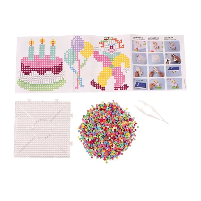 Méga box de perles à repasser Happy mix 12000pcs - 5+-1